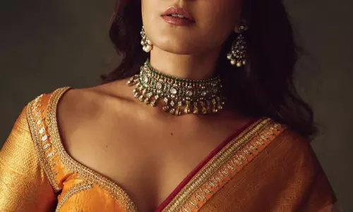 Raashii Khanna Radiates Royalty in Golden Elegance