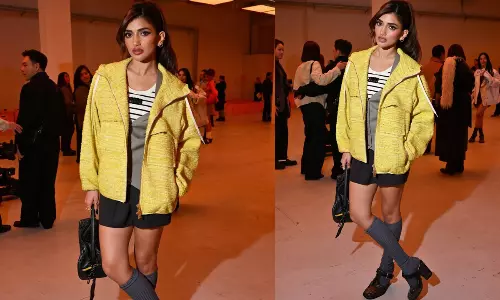 ఫ్యాషన్ వీక్ లో సందడి చేసిన శ్రీలీల!