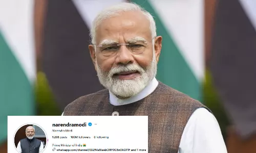 12 ఏళ్లలో 100 మిలియన్ ఫాలోవర్లు.. మోడీ మరో రికార్డు