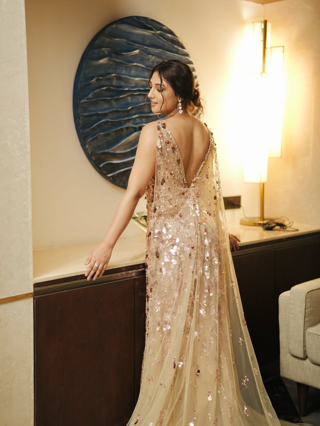 Ritika Nayak Stuns in Sequined Glam Look at Filmfare Event Ritika Nayak Stuns in Sequined Glam Look at Filmfare Event