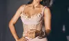 Sonam Bajwa Radiates Elegance in Floral Corset Gown