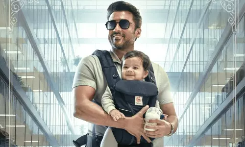 బుడ్డోడితో సూర్య.. న్యూ టైటిల్ తో క్యూట్ స్టైల్!