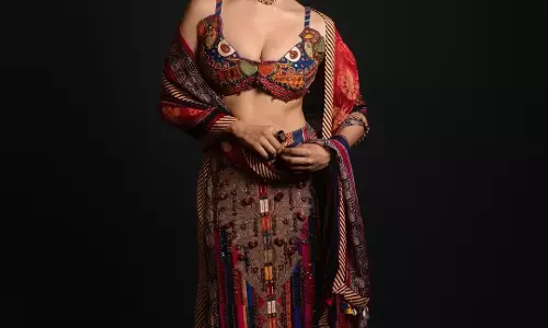 Sanya Malhotra Shines in Ethnic Glam at Zee Cine Awards