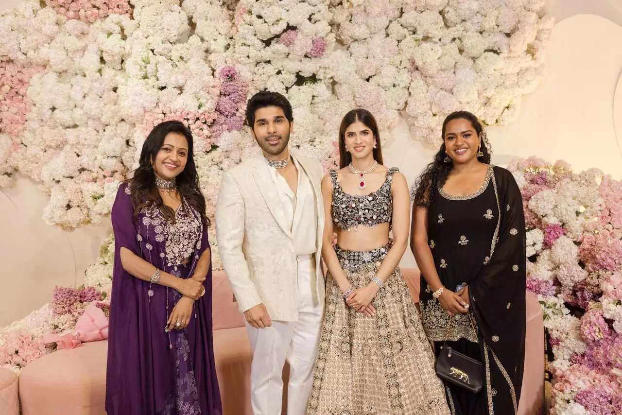 Allu Sirish Grand Pre Wedding Reception at Allu Studios Hyderabad Allu Sirish Grand Pre Wedding Reception at Allu Studios Hyderabad