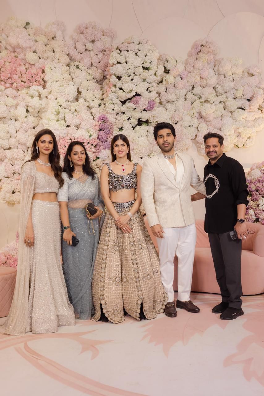 Allu Sirish Grand Pre Wedding Reception at Allu Studios Hyderabad Allu Sirish Grand Pre Wedding Reception at Allu Studios Hyderabad