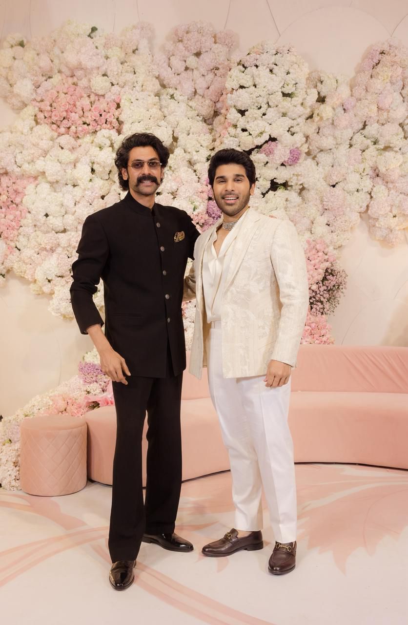 Allu Sirish Grand Pre Wedding Reception at Allu Studios Hyderabad