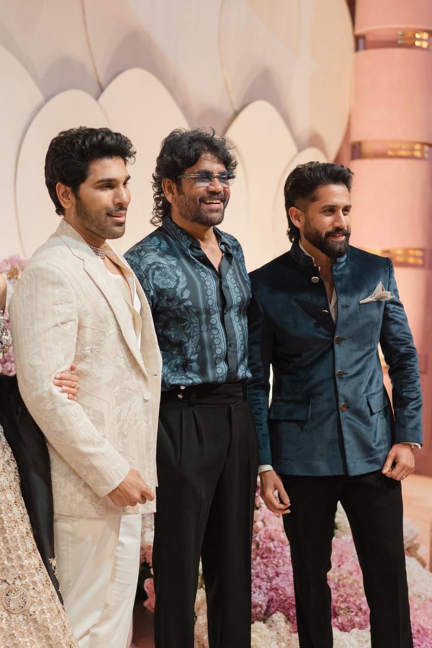 Allu Sirish Grand Pre Wedding Reception at Allu Studios Hyderabad Allu Sirish Grand Pre Wedding Reception at Allu Studios Hyderabad