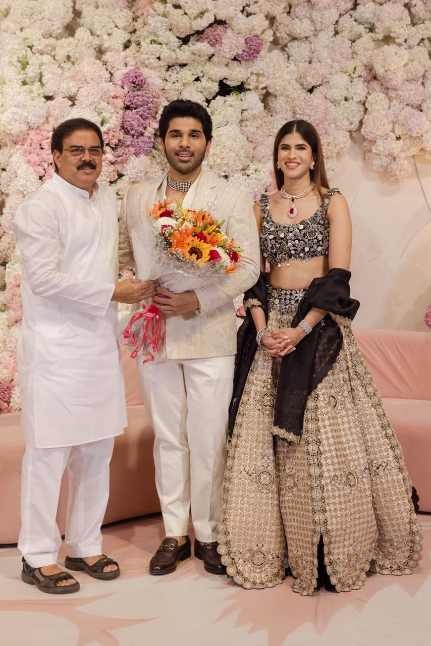 Allu Sirish Grand Pre Wedding Reception at Allu Studios Hyderabad Allu Sirish Grand Pre Wedding Reception at Allu Studios Hyderabad