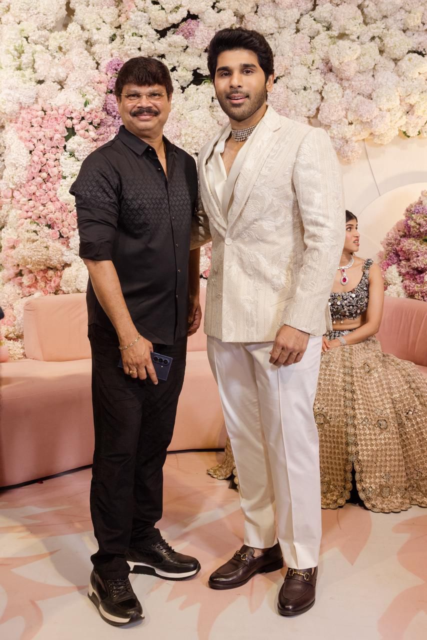 Allu Sirish Grand Pre Wedding Reception at Allu Studios Hyderabad