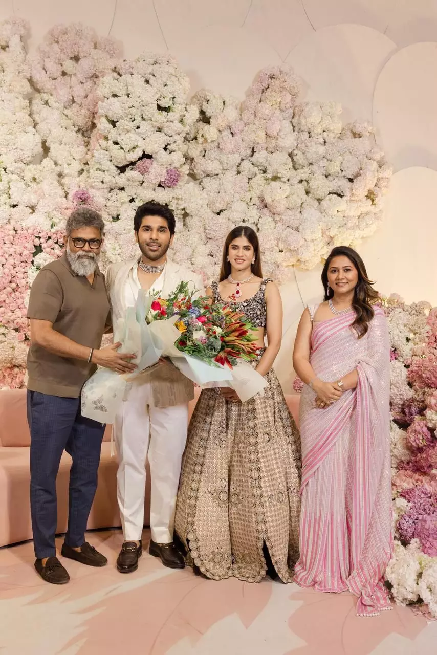 Allu Sirish Grand Pre Wedding Reception at Allu Studios Hyderabad