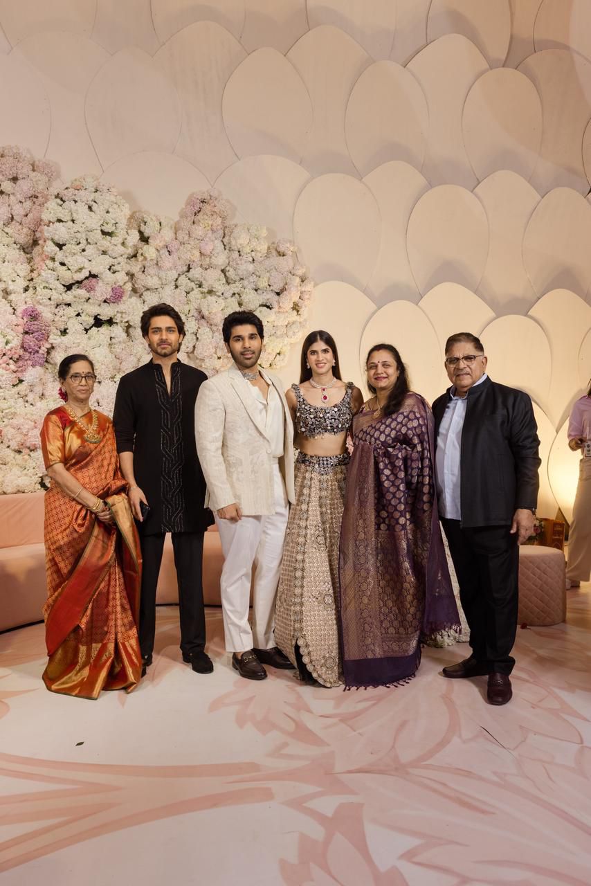 Allu Sirish Grand Pre Wedding Reception at Allu Studios Hyderabad