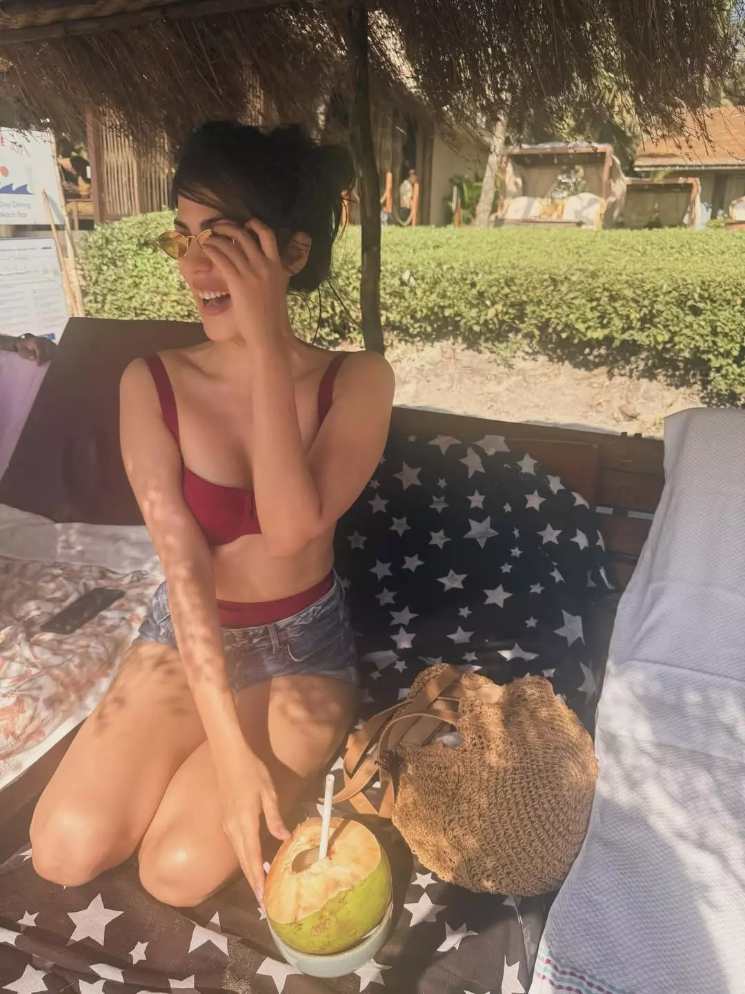 Rhea Chakraborty Soaks in Sunset Serenity