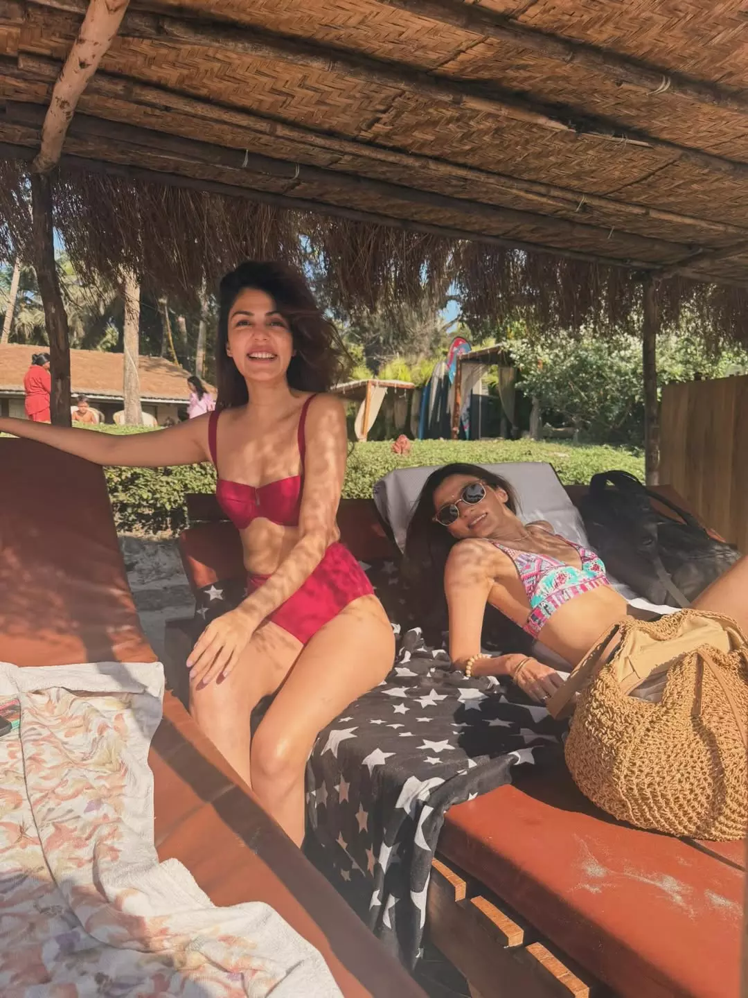 Rhea Chakraborty Soaks in Sunset Serenity Rhea Chakraborty Soaks in Sunset Serenity