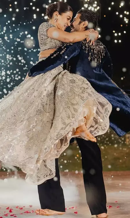 Inside Vijay and Rashmika’s Grand Sangeet Celebration