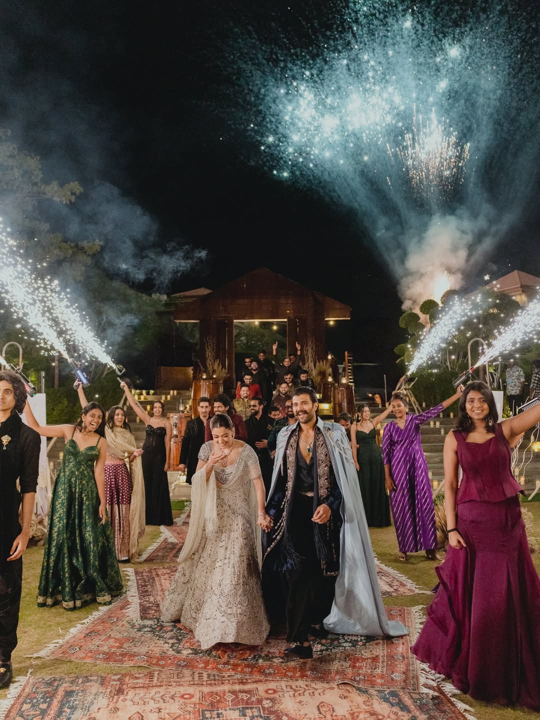 Inside Vijay and Rashmika’s Grand Sangeet Celebration