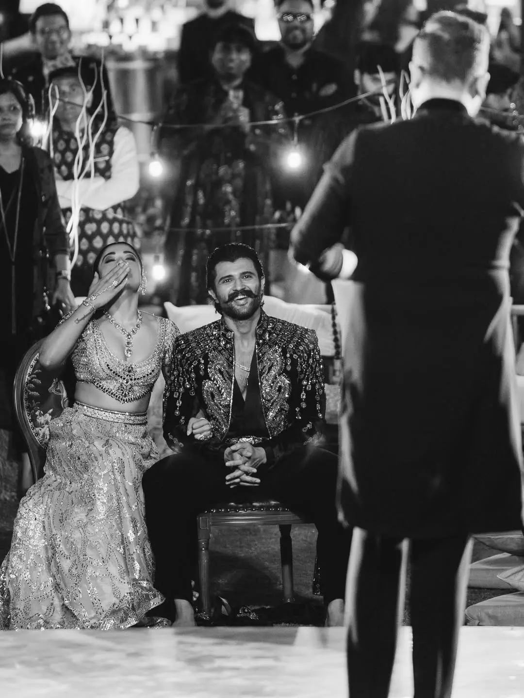 Inside Vijay and Rashmika’s Grand Sangeet Celebration