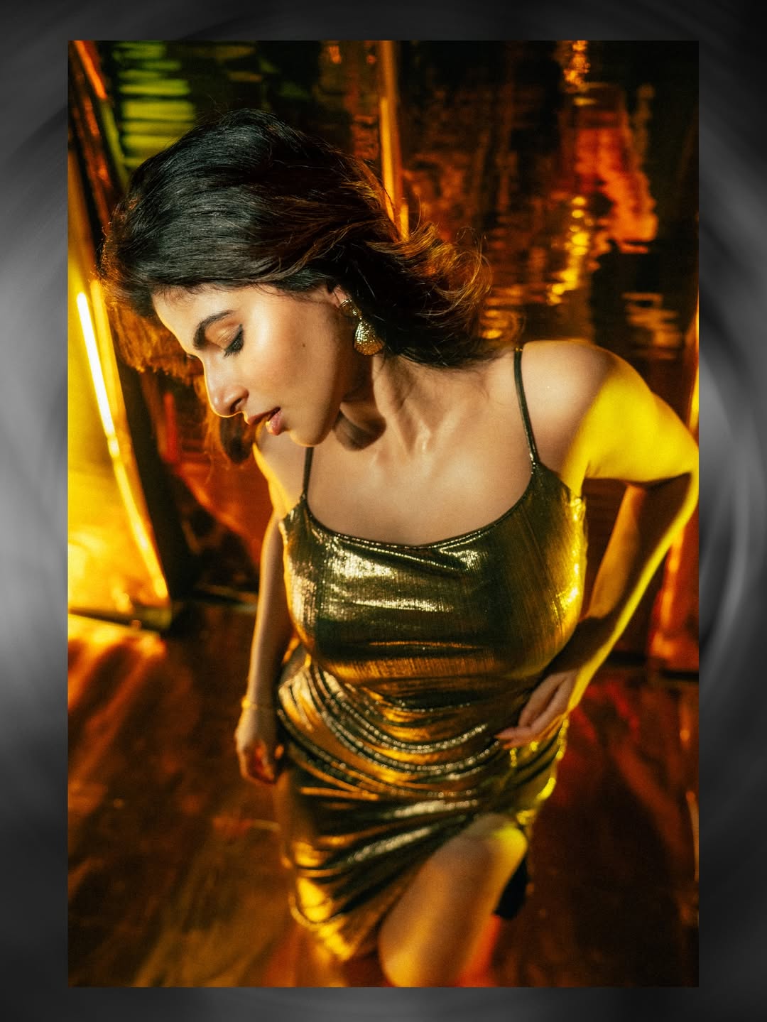 Golden Glow: Iswarya Menon’s Dazzling Throwback Series