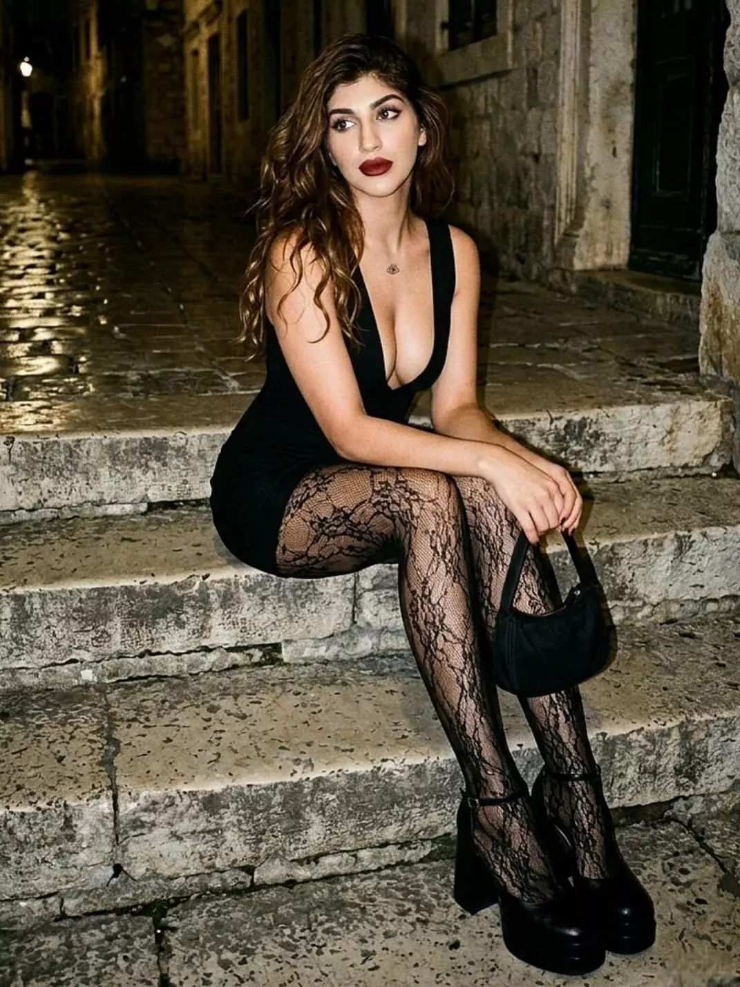 Yashikaa Annand Turns Up the Glam Quotient in Bold Black