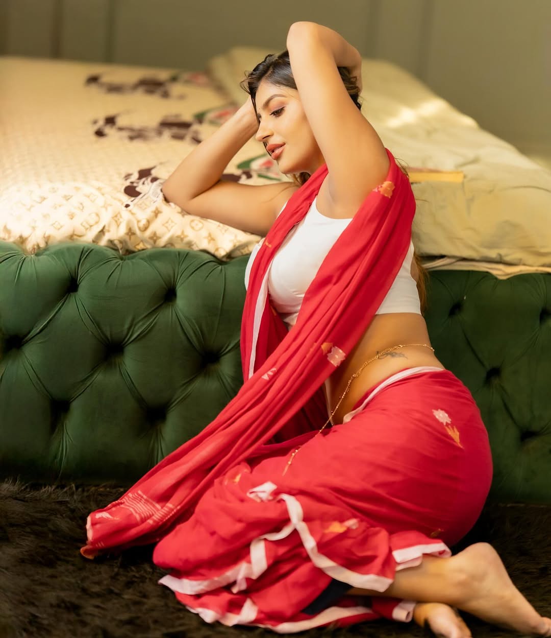 Yashikaa Annand Turns Up the Glam Quotient in Bold Black