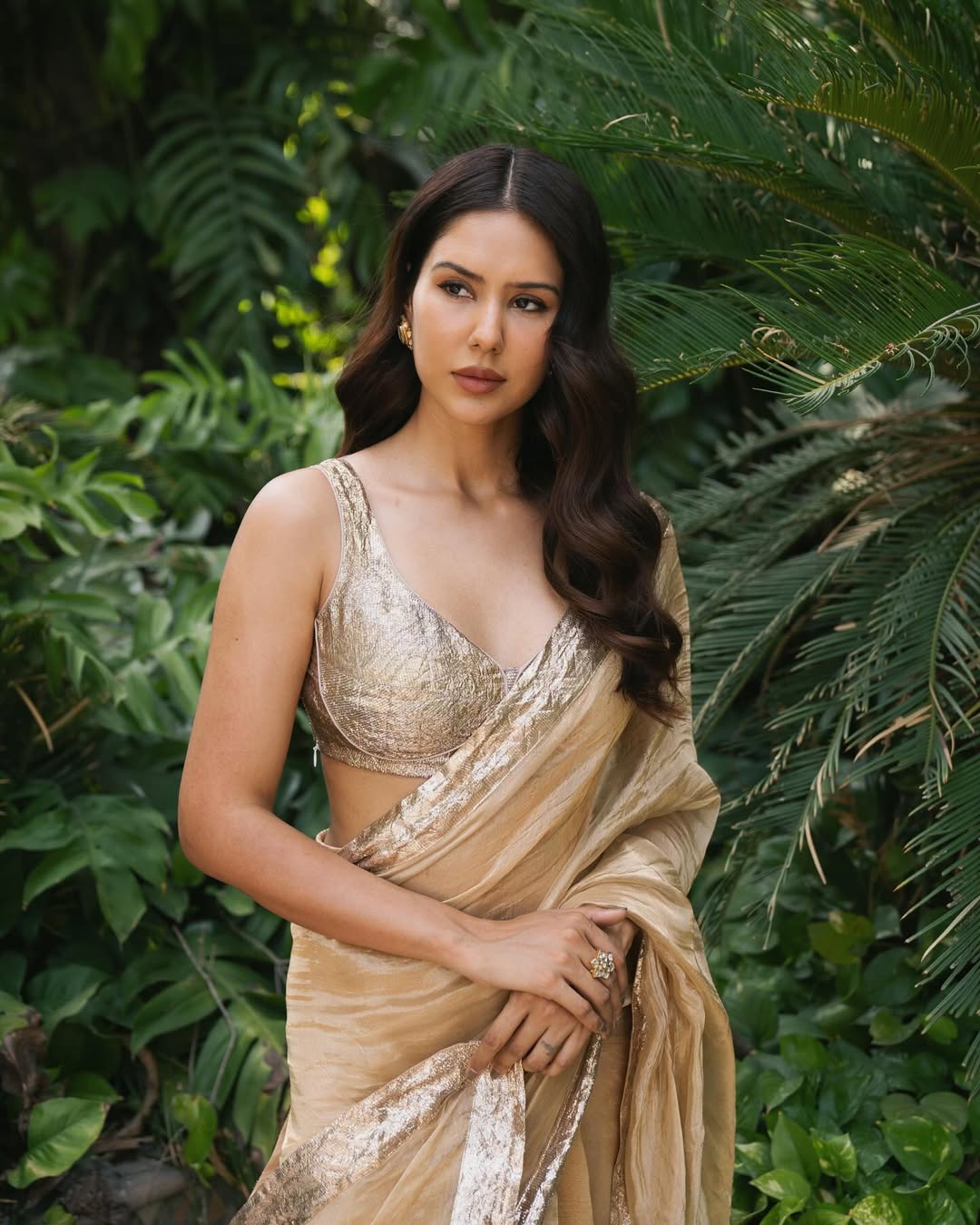 Sonam Bajwa Radiates Elegance in Dazzling Glam Look