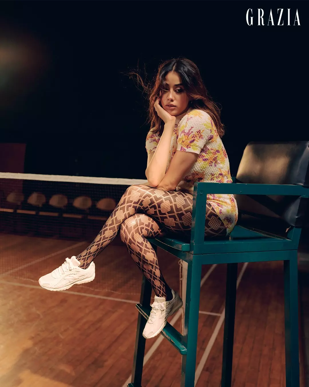 Janhvi Kapoor’s Bold Athleisure Look for Grazia Magazine