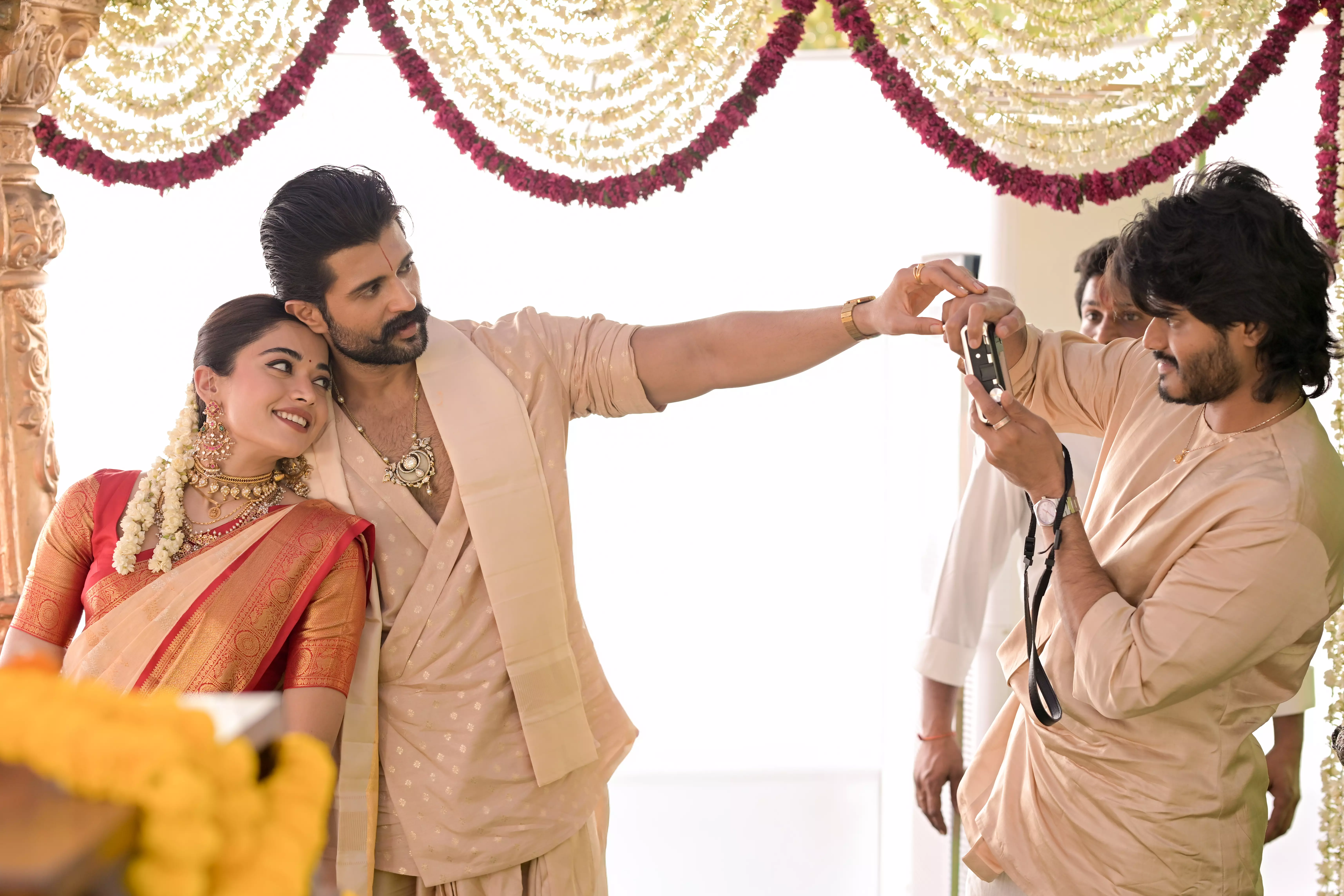Vijay and Rashmika Embrace Tradition at Vratham