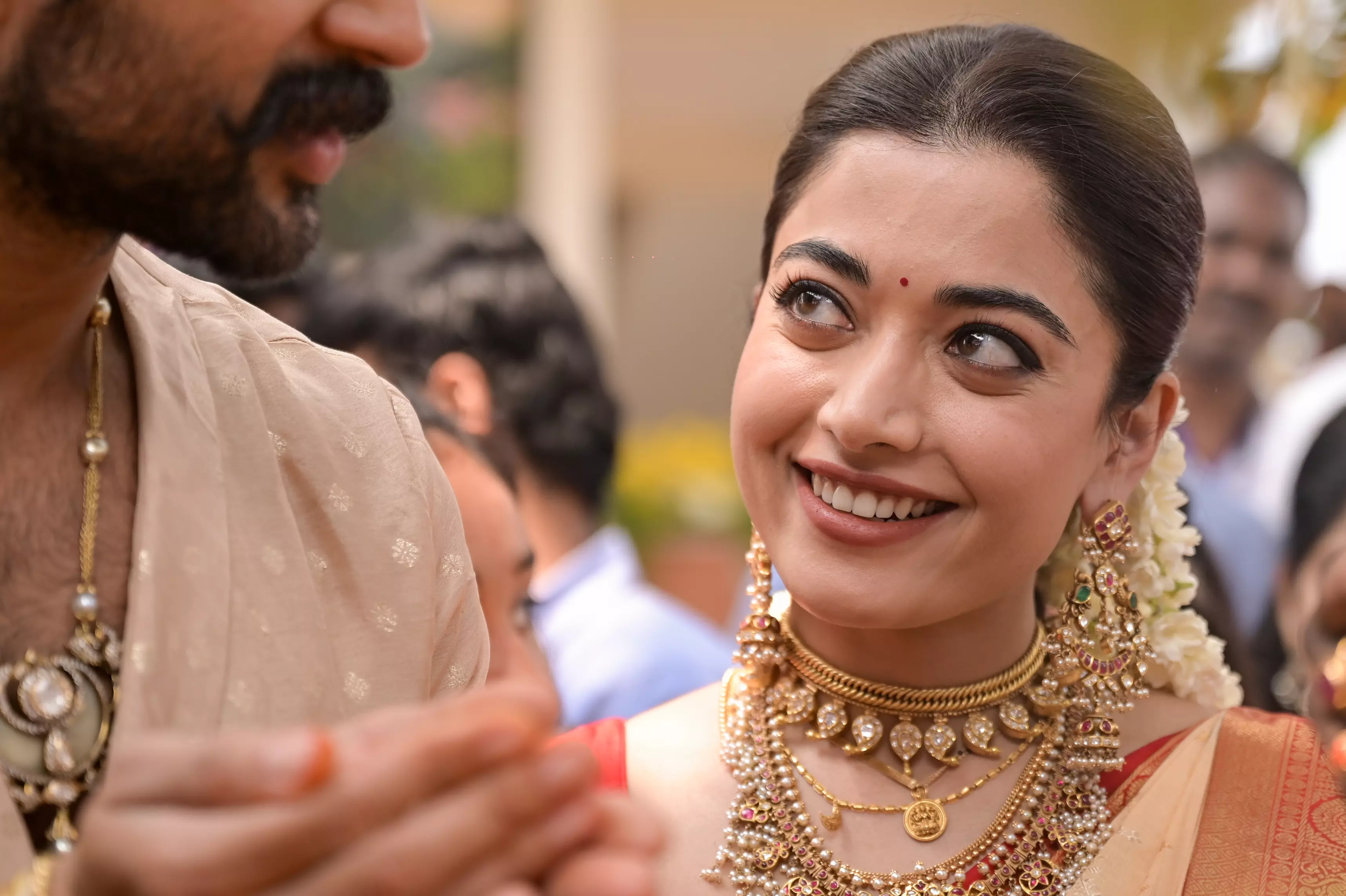 Vijay and Rashmika Embrace Tradition at Vratham