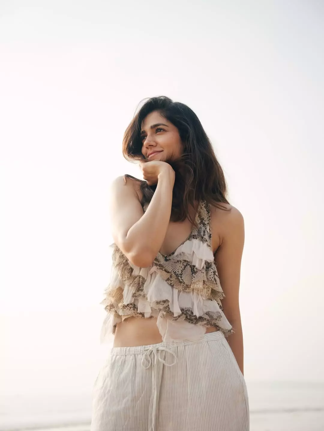 Simran Choudhary Stuns in Beachside Look