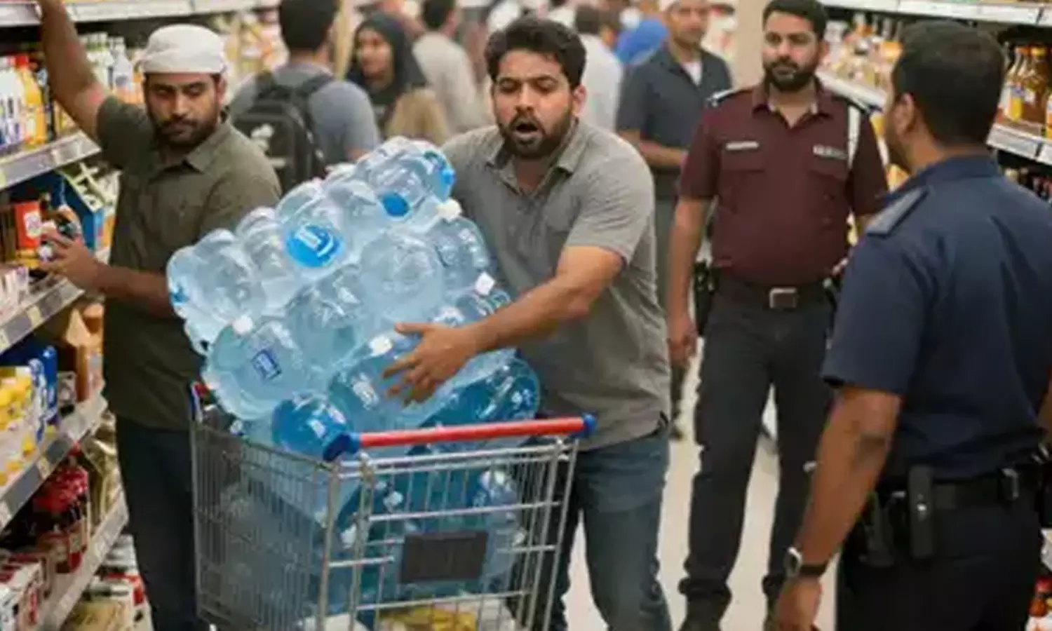 నీటి సరఫరా ఆగిపోతుందా? UAEలో బాటిల్ వాటర్ కోసం పోటీ… ప్రభుత్వం క్లారిటీ నీటి సరఫరా ఆగిపోతుందా? UAEలో బాటిల్ వాటర్ కోసం పోటీ… ప్రభుత్వం క్లారిటీ