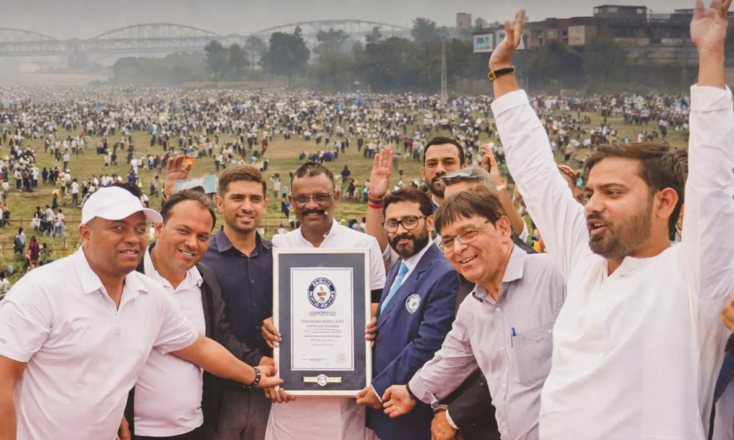 ఒక గంటలో 2.51 లక్షల మొక్కలు… గిన్నిస్ రికార్డు సృష్టించిన వారణాసి ఒక గంటలో 2.51 లక్షల మొక్కలు… గిన్నిస్ రికార్డు సృష్టించిన వారణాసి