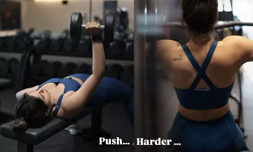 జిమ్‌లో టోన్డ్ బాడీ కోసం సంయుక్త క‌ష్టం చూసారా?