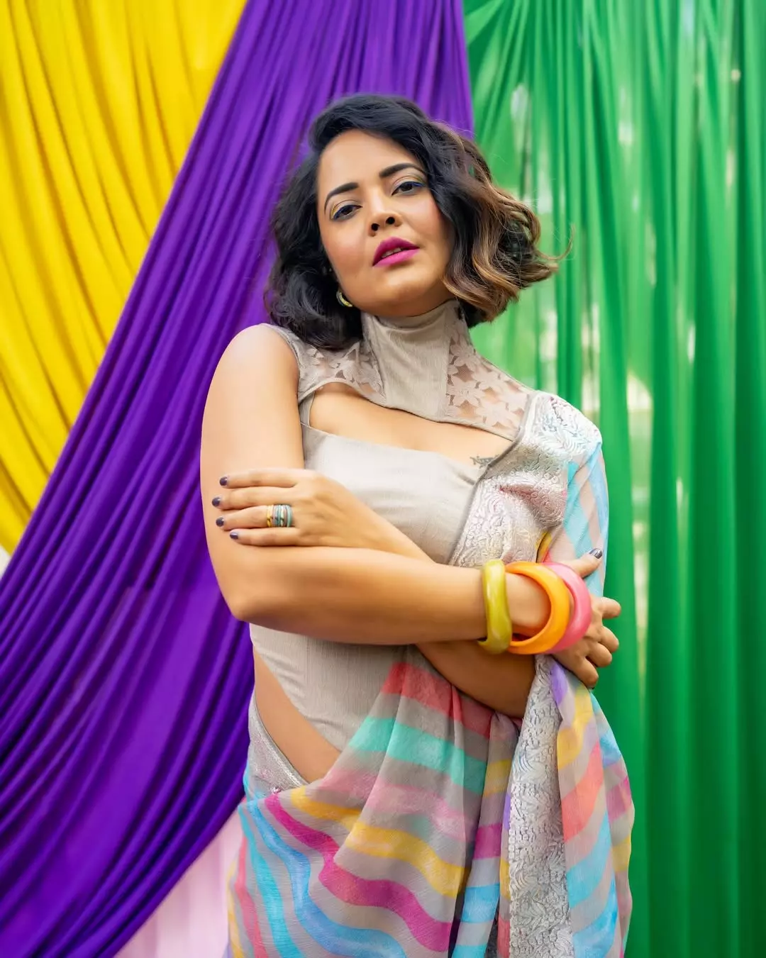 Anasuya Shares Colorful Holi Post Anasuya Shares Colorful Holi Post
