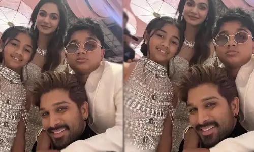 పిక్‌టాక్‌ : వెడ్డింగ్‌ పార్టీలో స్టైలిష్ ఐకాన్‌ ఫ్యామిలీ