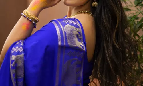 Covered in Colors: Malavika C Menons Holi Glow