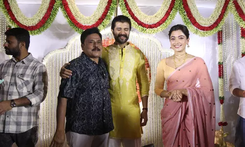 Vijay Deverakonda & Rashmika Mandanna Media Interaction Photos Set-1