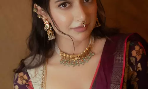 Ashika Ranganaths Regal Purple Lehenga Magic