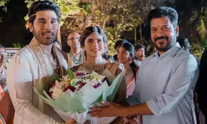 అల్లు వారి పెళ్లి ఫ్రేమ్‌లో CM రేవంత్ రెడ్డి