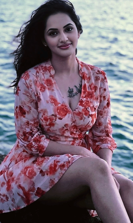 Beachside Beauty Jyoti Poorvajs Mesmerizing Photo