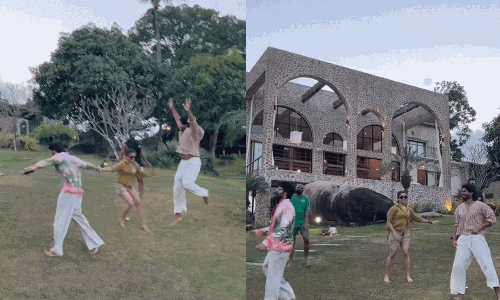 ఆటపాటలతో పరవశించిపోతున్న విరోష్ జంట.. వీడియో వైరల్!