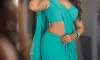 Mrinmai Kolwalkar Dazzles in Turquoise Saree with Elegant Traditional Charm
