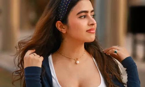 Shobhita Rana Charms Fans with Graceful Park Photoshoot and Radiant Smile