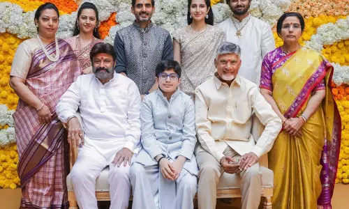 Nara and Nandamuri Family Celebrates Nara Devansh Panchala Function