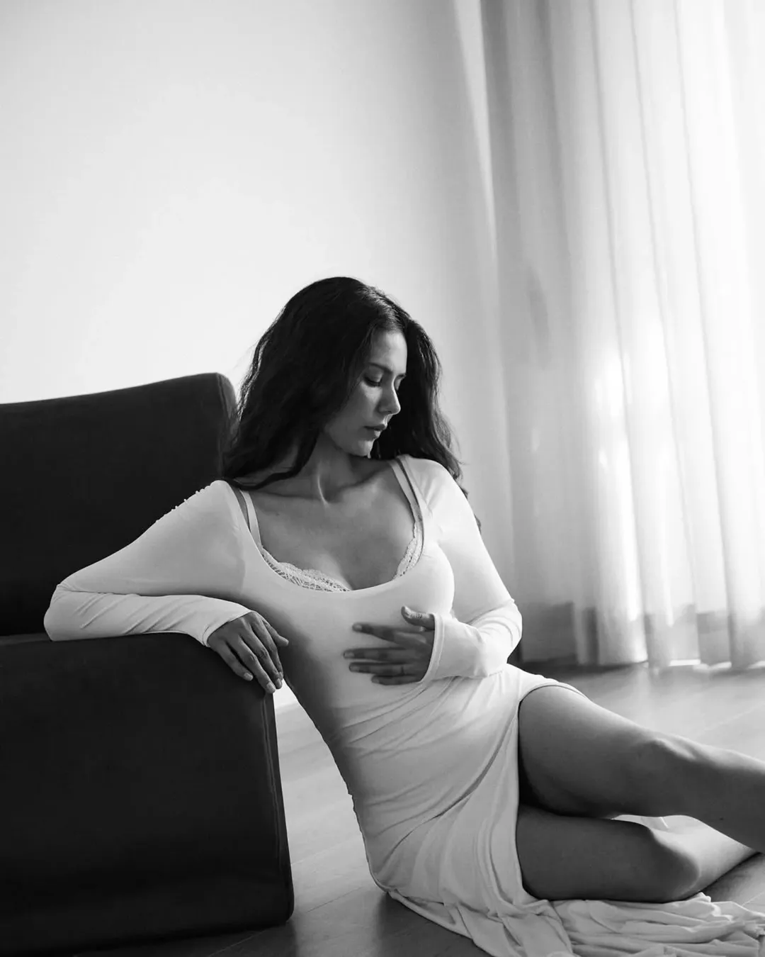 Sonam Bajwa Shines with Elegance in Striking Black-and-White Photo