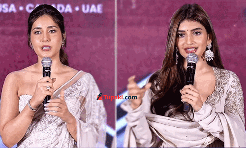 Sreeleela’s Conservative Look Vs Raashi’s Glam Presence