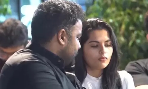 Kaala Bhairava and Kavya Kalyanram Appear Together