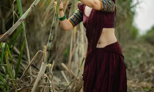 Bandhavi Sridhar Radiates Grace in Serene Riverside Portrait