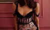 Khushi Kapoor Stuns in Bold Lace Corset Mini Dress Look