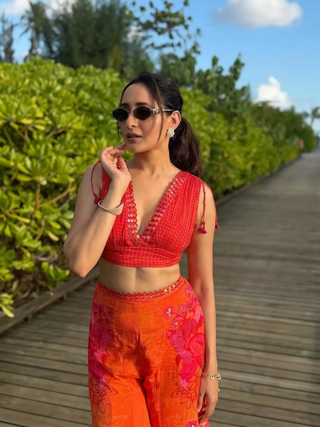 Pragya Jaiswal Shines in Sunset Hues Pragya Jaiswal Shines in Sunset Hues