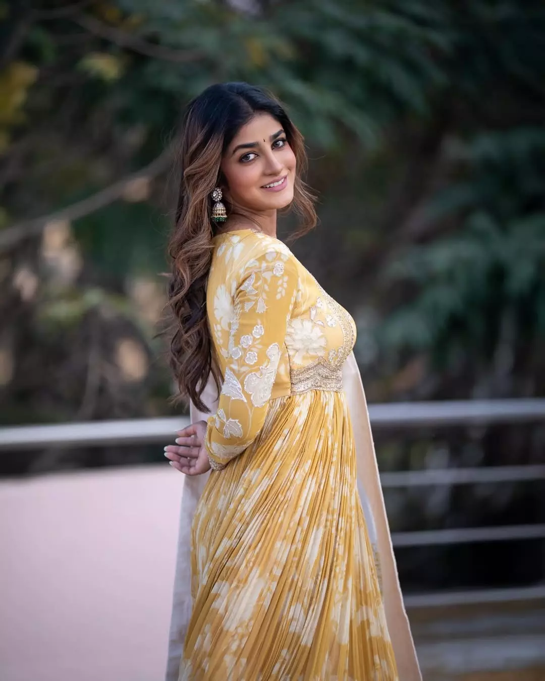 Dimple Hayathi Glows in Beautiful Anarkali Look Dimple Hayathi Glows in Beautiful Anarkali Look