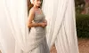 Sapthami Gowda’s Ethereal Grace in Grey Elegance